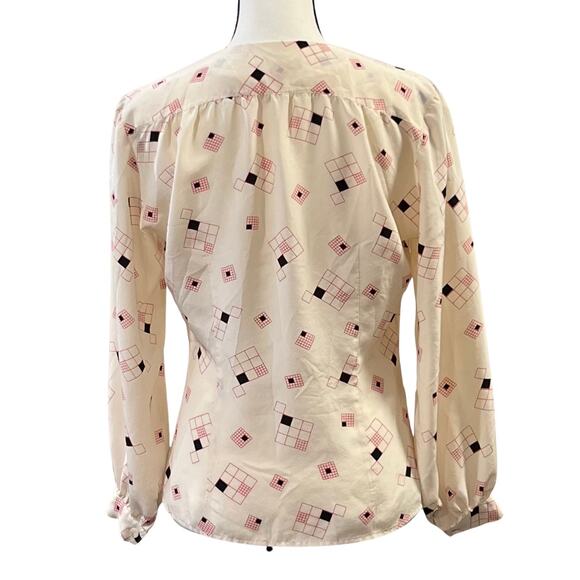 The Silk Farm Women's Button Up Blouse Size 8 - Picture 2 of 5